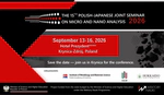 15th Polish–Japanese Joint Seminar on Micro and Nano Analysis 2026